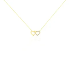 Histoire d'Or Collier Bassam Or Jaune Oxydes De Zirconium Outlet