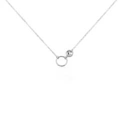Histoire d'Or Collier Bastiano Argent Blanc Oxyde De Zirconium Discount