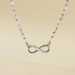 Histoire d'Or Collier Bastin Argent Blanc Oxyde De Zirconium Sale