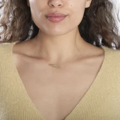 Histoire d'Or Collier Beavis or jaune Sale