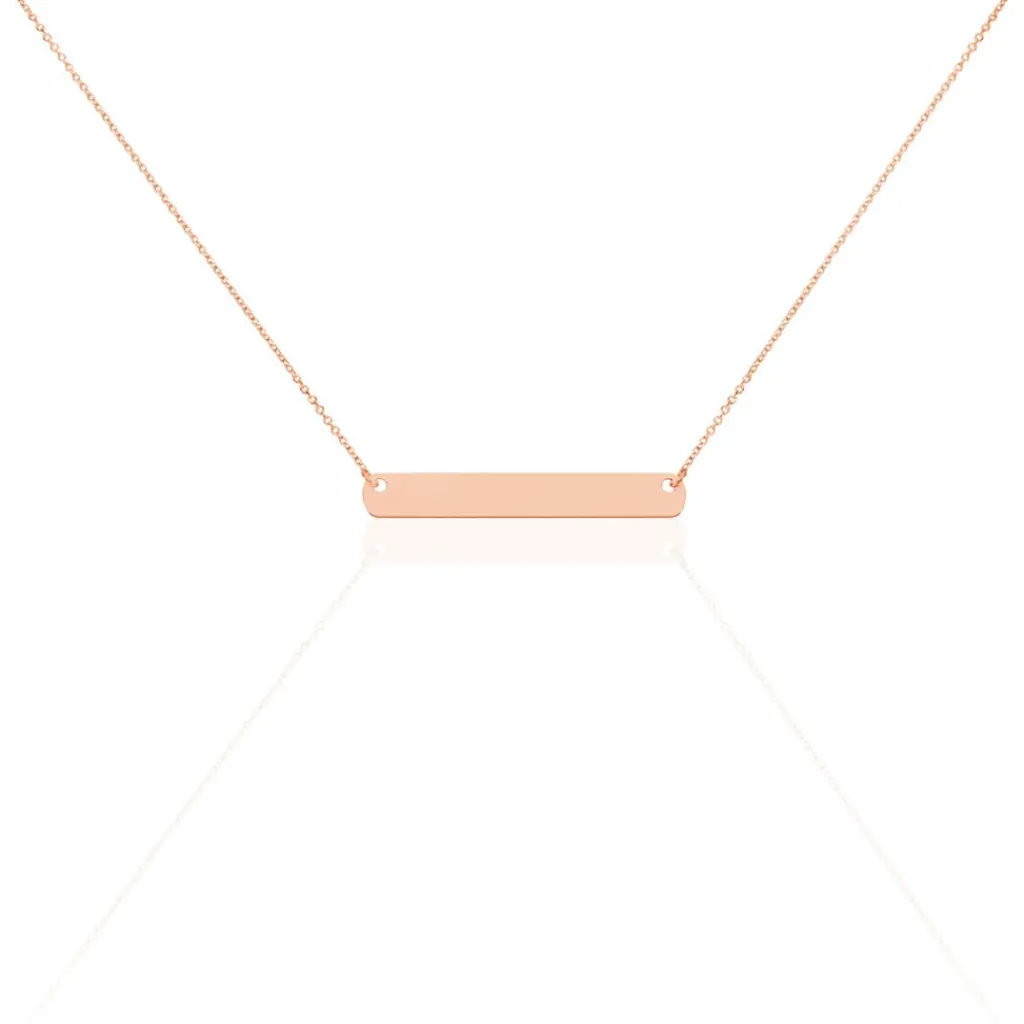 Histoire d'Or Collier Beavis or rose Clearance