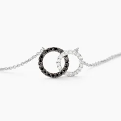 Histoire d'Or Collier Bella Or Blanc Diamant Outlet