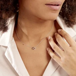 Histoire d'Or Collier Bella Or Blanc Diamant Outlet