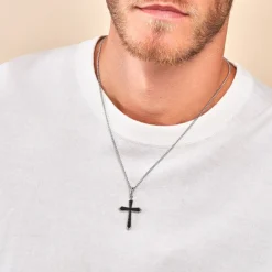 Histoire d'Or Collier Bellagio Acier Bicolore New