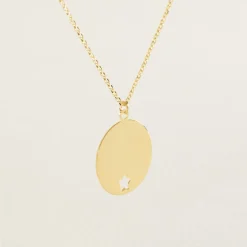 Histoire d'Or Collier Benedicte Message Or Jaune Online