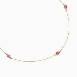 Histoire d'Or Collier Billy Or Jaune Tourmaline or jaune tourmaline rose Online