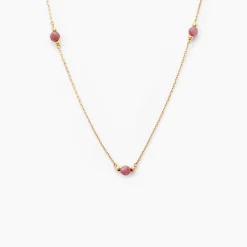Histoire d'Or Collier Billy Or Jaune Tourmaline or jaune tourmaline rose Online