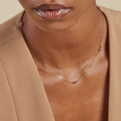 Histoire d'Or Collier Billy Or Jaune Tourmaline or jaune tourmaline rose Online