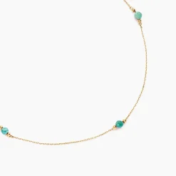 Histoire d'Or Collier Billy Or Jaune Turquoise or jaune turquoise turquoise Hot