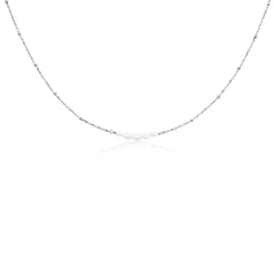 Histoire d'Or Collier Blaine Argent Blanc Perle De Culture Online