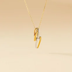 Histoire d'Or Collier Blandine Or Bicolore Diamant Hot