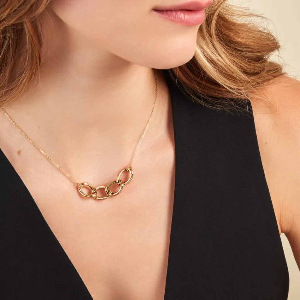 Histoire d'Or Collier Blaze Or Jaune Discount