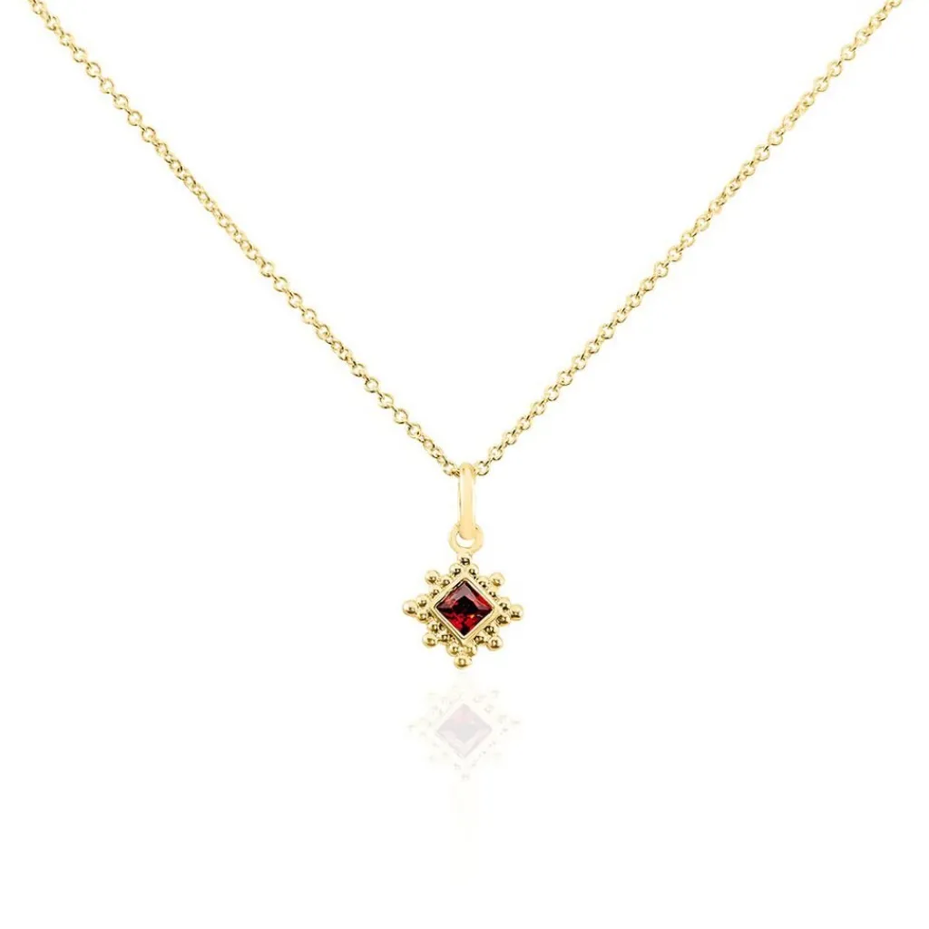 Histoire d'Or Collier Bobbie Plaqué Or Jaune Oxyde De Zirconium