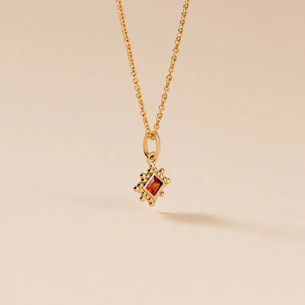 Histoire d'Or Collier Bobbie Plaqué Or Jaune Oxyde De Zirconium