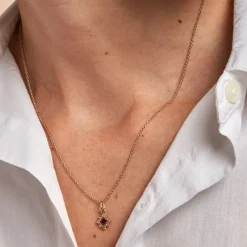 Histoire d'Or Collier Bobbie Plaqué Or Jaune Oxyde De Zirconium