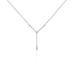 Histoire d'Or Collier Bormana Argent Blanc Oxyde De Zirconium Discount