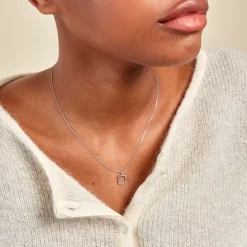 Histoire d'Or Collier Brielle Argent Blanc Clearance