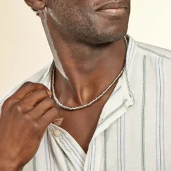 Histoire d'Or Collier Bryann Acier Gris Outlet