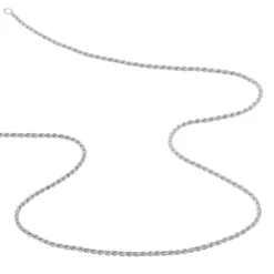 Histoire d'Or Collier Cacilda Maille Corde Argent Blanc Clearance