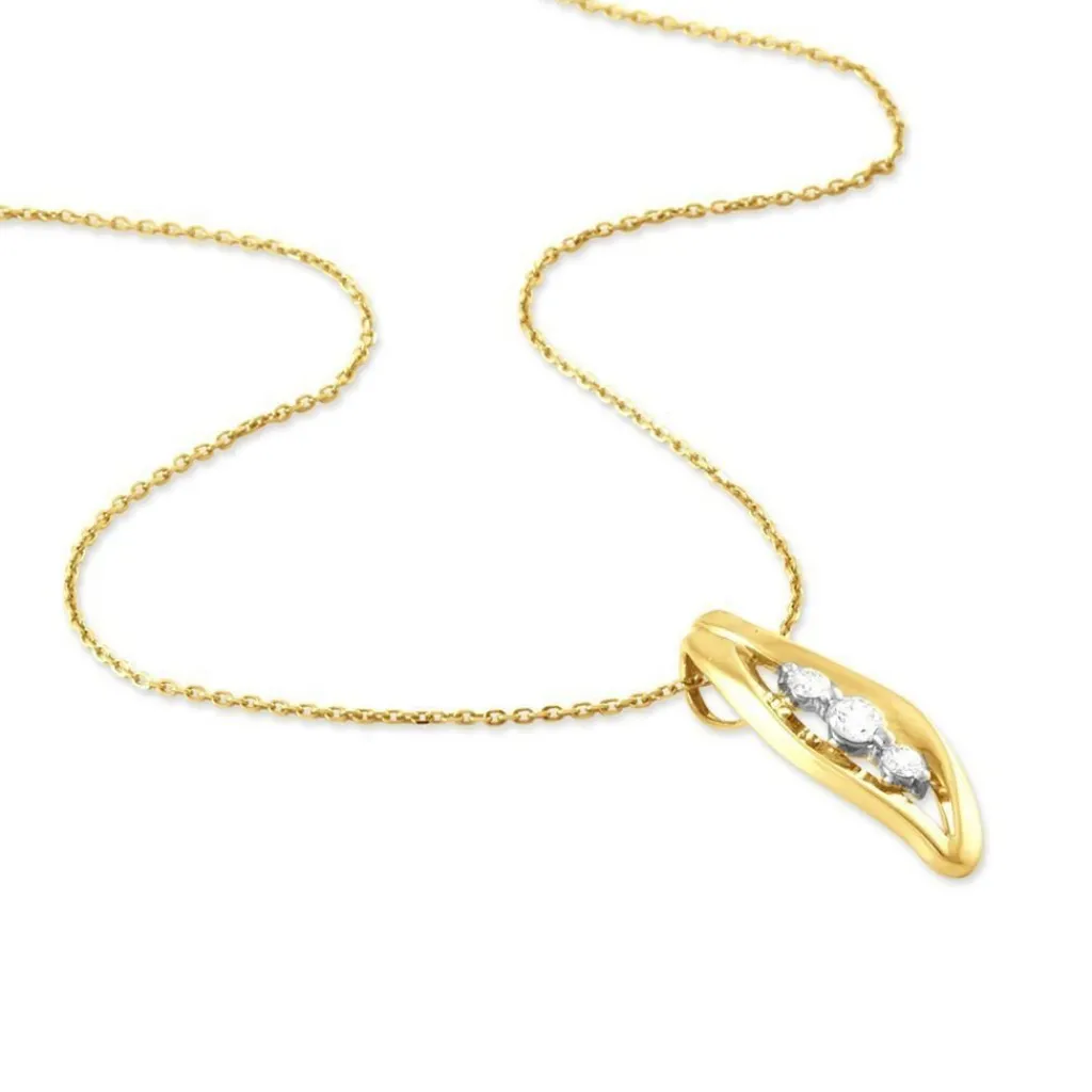 Histoire d'Or Collier Caline Or Jaune Diamant Discount