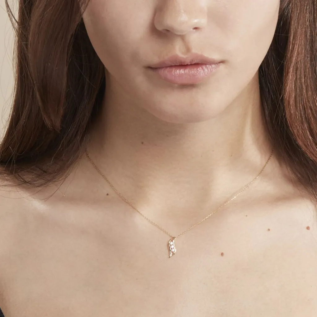 Histoire d'Or Collier Caline Or Jaune Diamant Discount