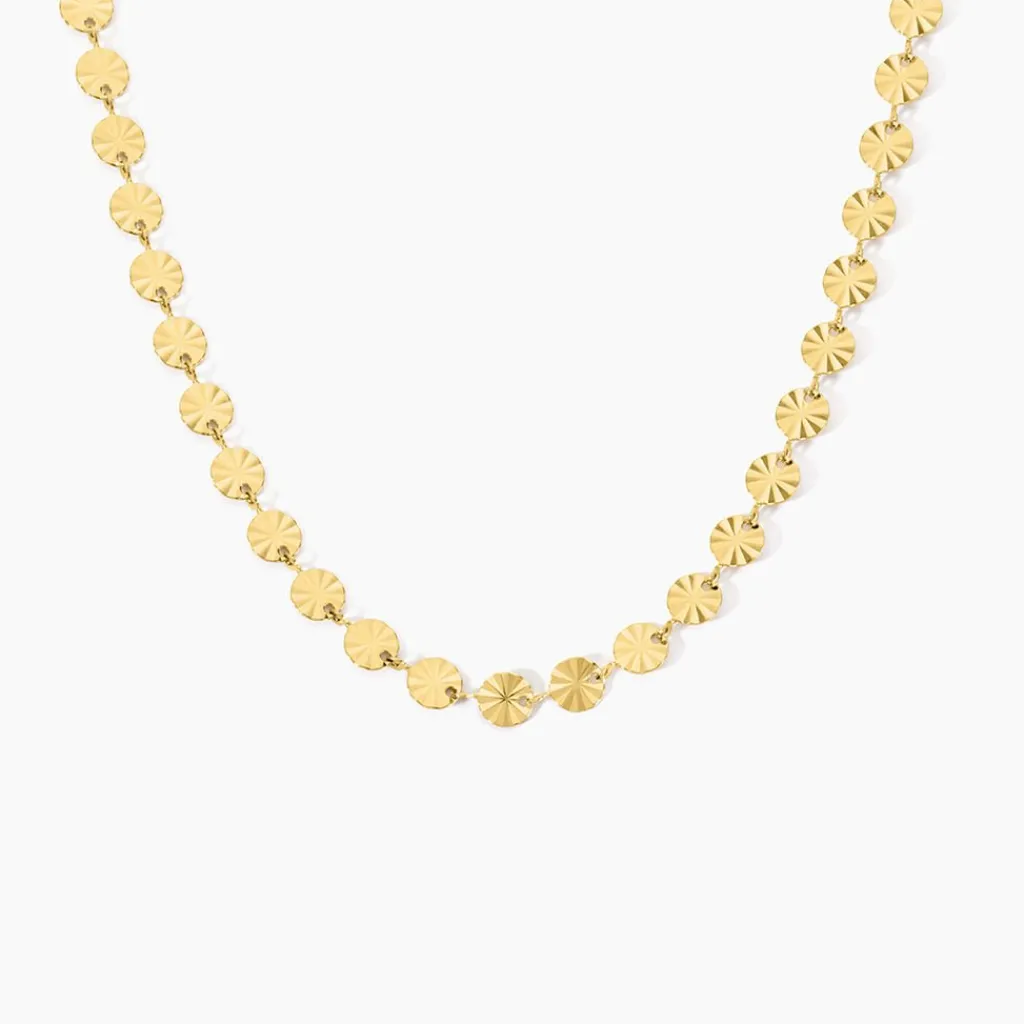 Histoire d'Or Collier Calliandra Acier Jaune Best