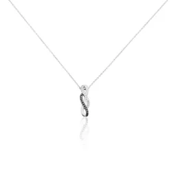 Histoire d'Or Collier Callune Or Blanc Diamant Discount