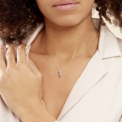 Histoire d'Or Collier Callune Or Blanc Diamant Discount