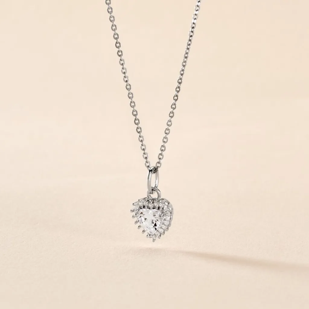 Histoire d'Or Collier Calvi De Zirconium argent blanc oxyde Hot