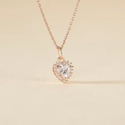 Histoire d'Or Collier Calvi De Zirconium argent rose oxyde New