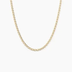 Histoire d'Or Collier Capucin Or Jaune Maille Marine Plate Hot