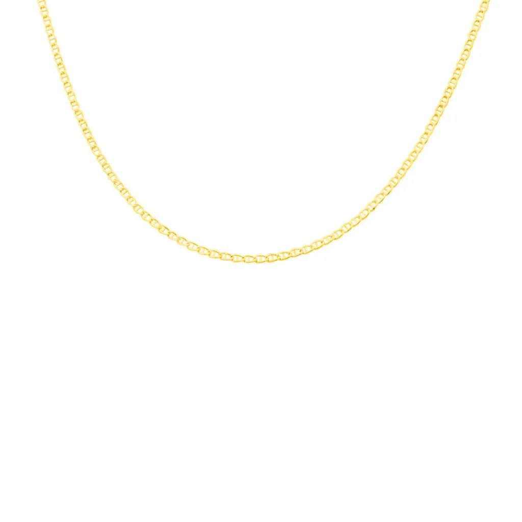 Histoire d'Or Collier Capucin Or Jaune Maille Marine Plate Sale