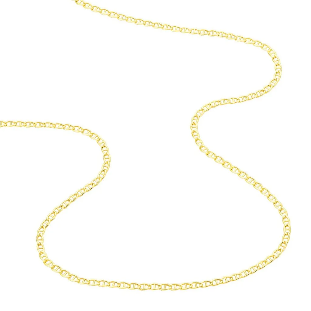 Histoire d'Or Collier Capucin Or Jaune Maille Marine Plate Sale