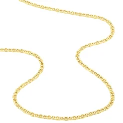 Histoire d'Or Collier Capucin Maille Marine Plate or jaune