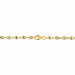 Histoire d'Or Collier Carlo Or Bicolore Maille Marine Ronde Outlet