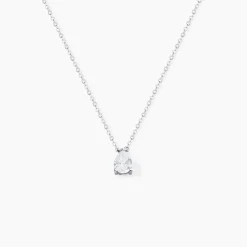 Histoire d'Or Collier Carolyn Argent Blanc Oxyde De Zirconium Outlet
