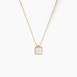 Histoire d'Or Collier Caron Or Jaune Nacre or jaune nacre blanche Outlet