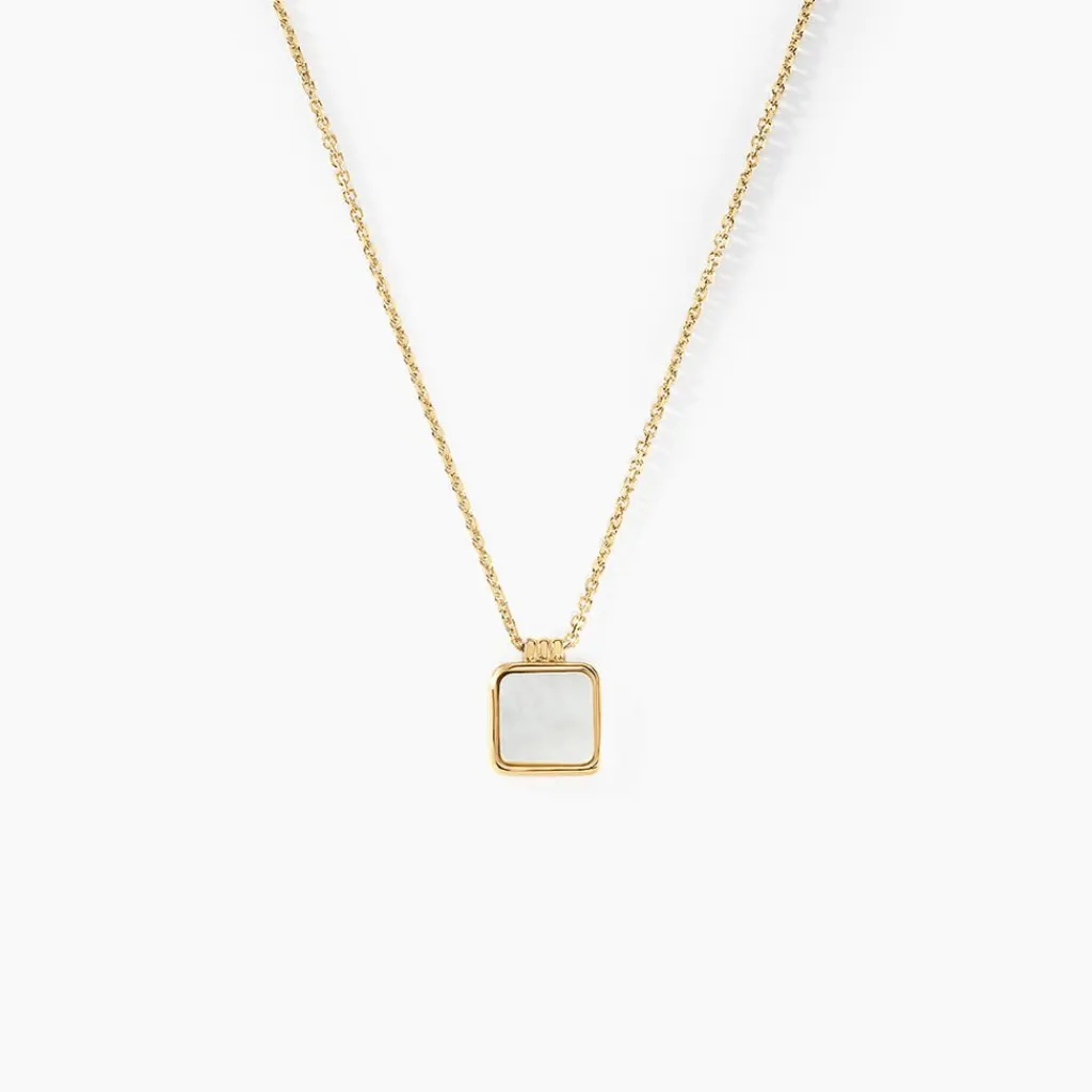 Histoire d'Or Collier Caron Or Jaune Nacre or jaune nacre blanche Outlet