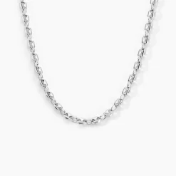 Histoire d'Or Collier Carrus Argent Blanc New
