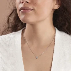 Histoire d'Or Collier Cate Argent Blanc Oxyde De Zirconium Clearance