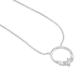 Histoire d'Or Collier Catiane Argent Blanc Oxyde De Zirconium Sale
