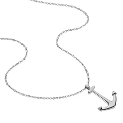 Histoire d'Or Collier Cedric Acier Blanc New