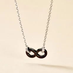 Histoire d'Or Collier Celinia Argent Blanc Céramique Et Oxyde De Zirconium Outlet