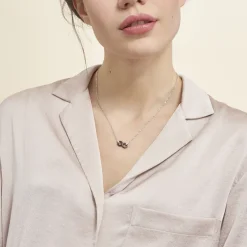 Histoire d'Or Collier Celinia Argent Blanc Céramique Et Oxyde De Zirconium Outlet