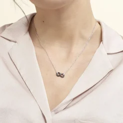 Histoire d'Or Collier Celinia Argent Blanc Céramique Et Oxyde De Zirconium Outlet