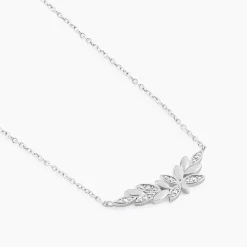 Histoire d'Or Collier Cesarine Argent Blanc Oxyde De Zirconium