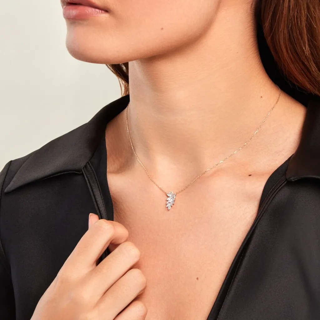 Histoire d'Or Collier Cezar Or Jaune Diamant Hot