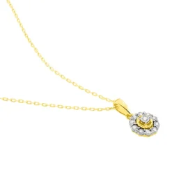 Histoire d'Or Collier Charletta Or Jaune Diamant New