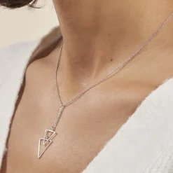 Histoire d'Or Collier Chayann Argent Blanc Outlet