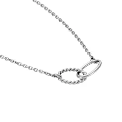 Histoire d'Or Collier Cherise Argent Blanc New